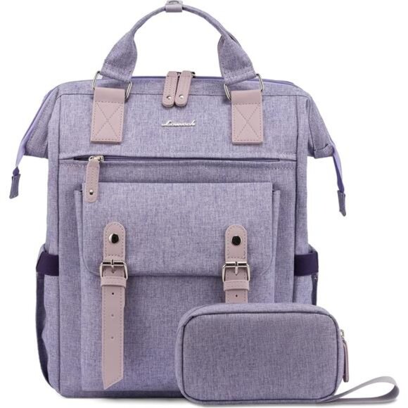 Laptop Backpack Purse for Women, Cute College School Backpack Bookbag main image 6